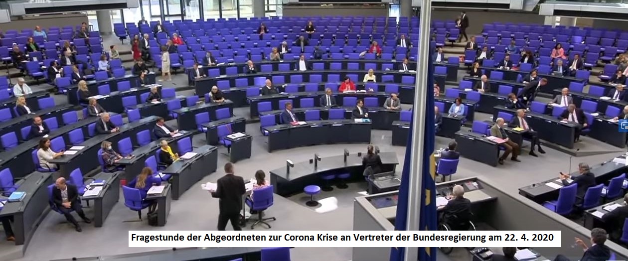 sitzung im Bundestag